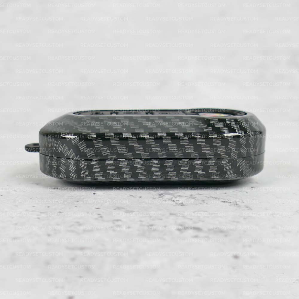 Protective Key Case / Cover for Fiat 500, 500L, Abarth - Carbon Fibre Style