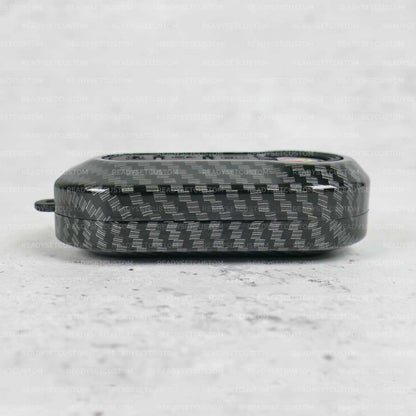 Protective Key Case / Cover for Fiat 500, 500L, Abarth - Carbon Fibre Style