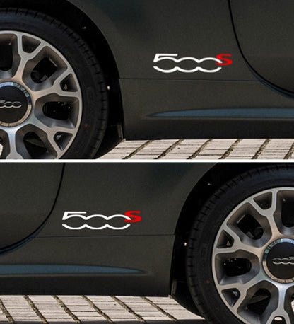 Fiat 500s Side Panel Decals
