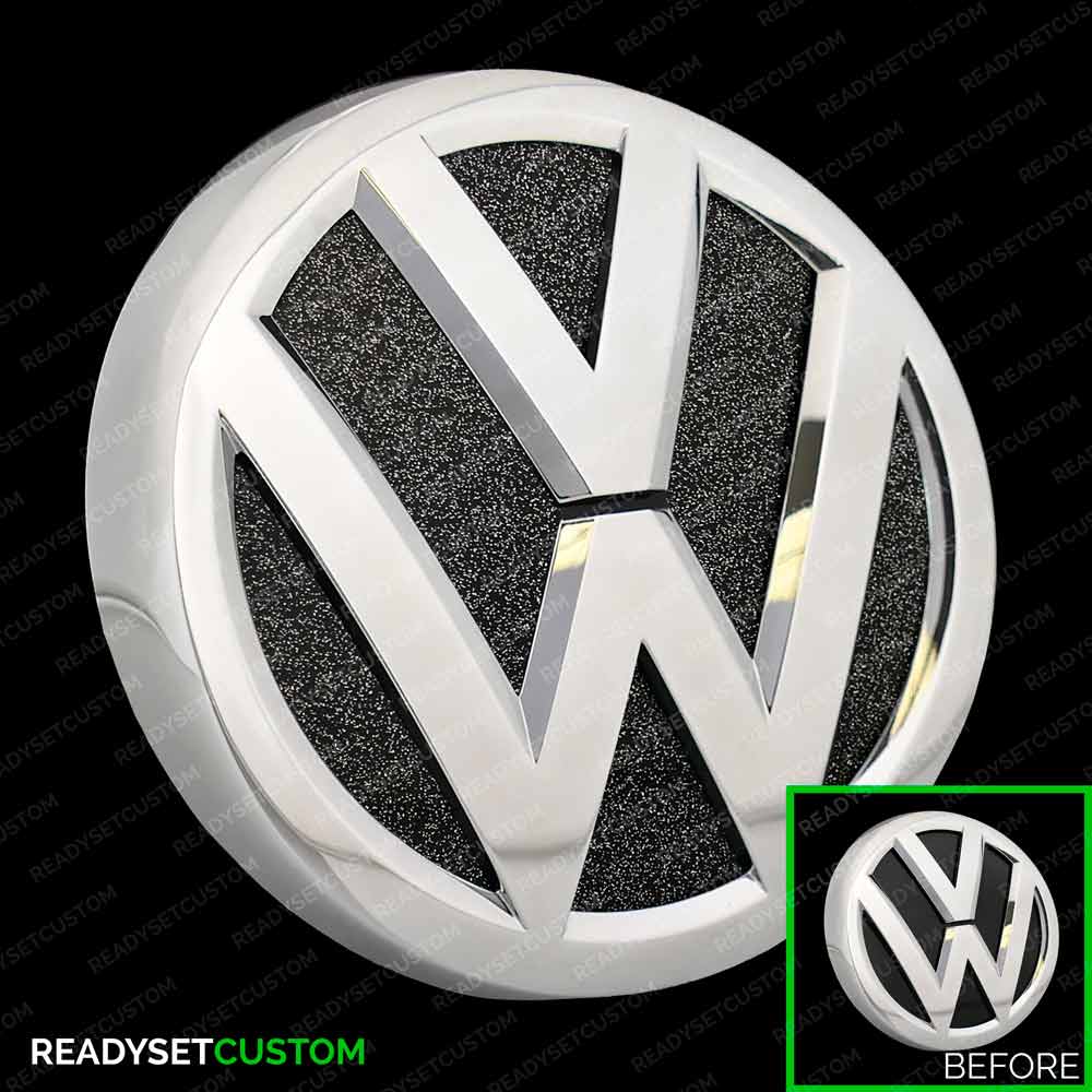 Colour Change Inlay Stickers for Front & Rear VW Badges | Compatible with VW GOLF Mk 7 2012 - 2020