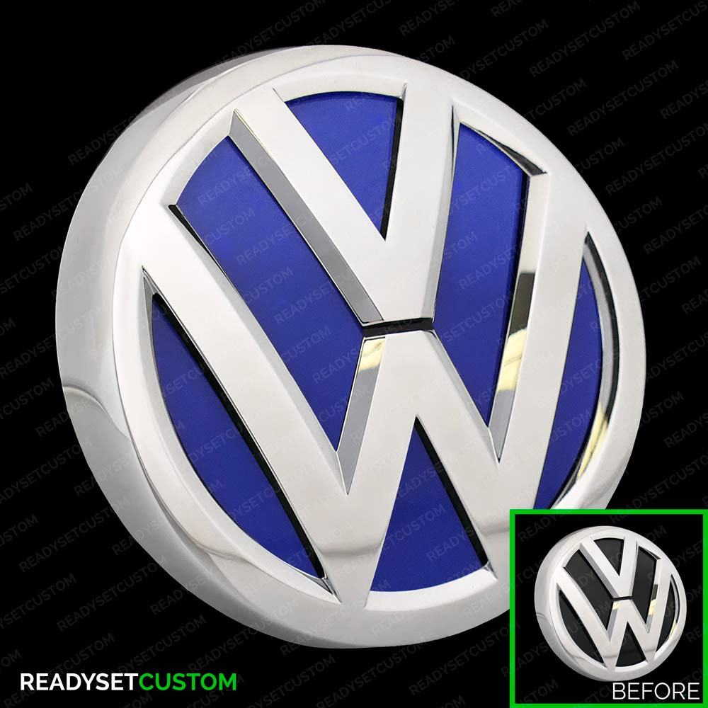VW UP! 2017+ | Sticker Inlays for Front & Rear VW Badges