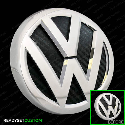 VW UP! 2017+ | Sticker Inlays for Front & Rear VW Badges