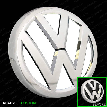 VW UP! 2017+ | Sticker Inlays for Front & Rear VW Badges