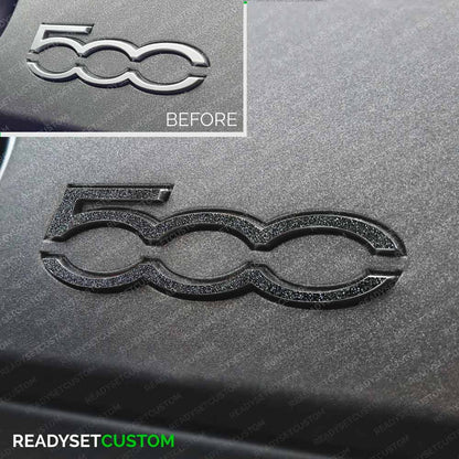 Dashboard 500 Badge Colour Change Overlay Sticker for Fiat 500 & Abarth