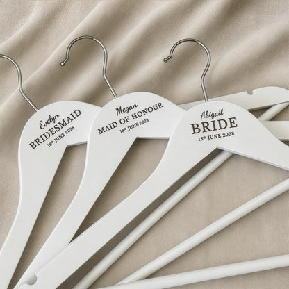 Personalised Engraved Wedding Hangers