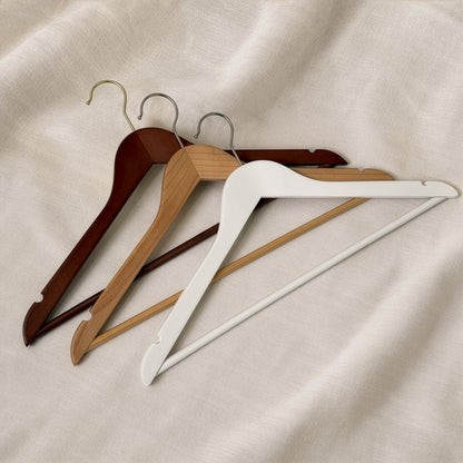 Custom Logo Engraved Wooden Hanger