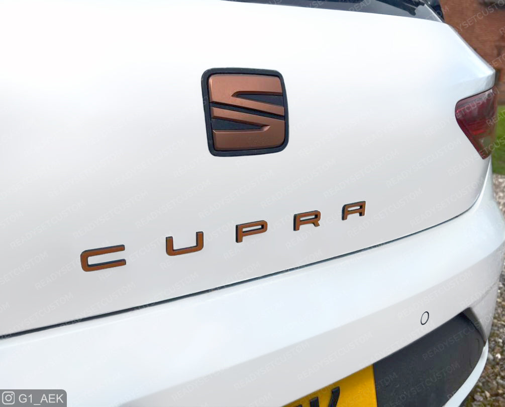 CUPRA Sticker Overlay for Rear Lettering Badge | Compatible CUPRA LEON 2017 - 2020
