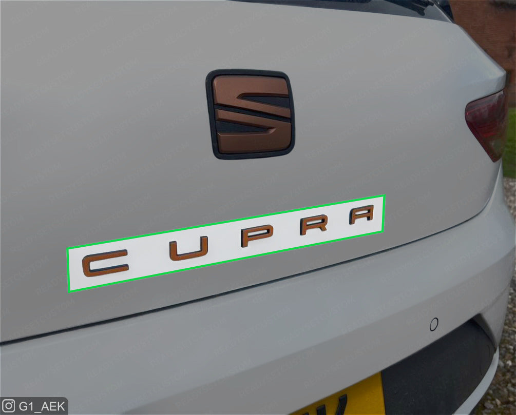 CUPRA Sticker Overlay for Rear Lettering Badge | Compatible CUPRA LEON 2017 - 2020