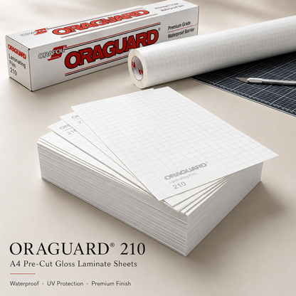 ORAGUARD® 210 Clear Gloss Laminate – A4 Trade Packs