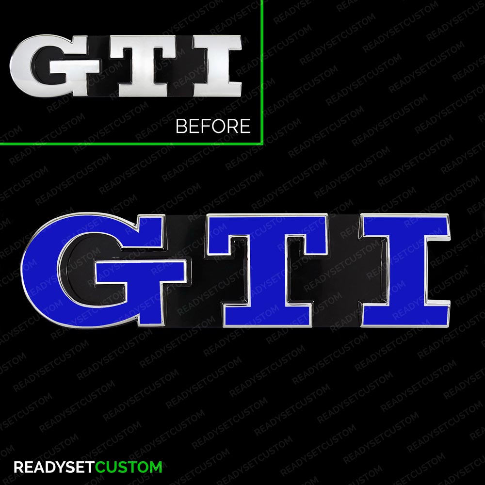 Steering Wheel Colour Change Decals for VW Polo GTI MK5 6C