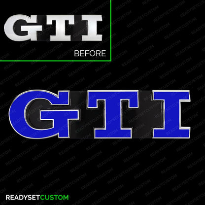 Steering Wheel Colour Change Decals for VW Polo GTI MK5 6C