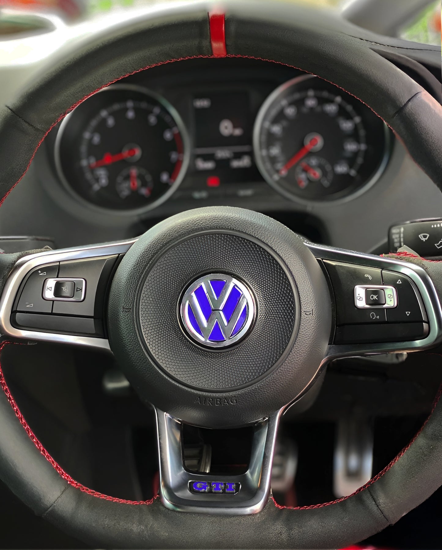 Steering Wheel Colour Change Decals for VW Polo GTI MK5 6C