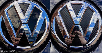 VW UP! 2017+ | Sticker Inlays for Front & Rear VW Badges