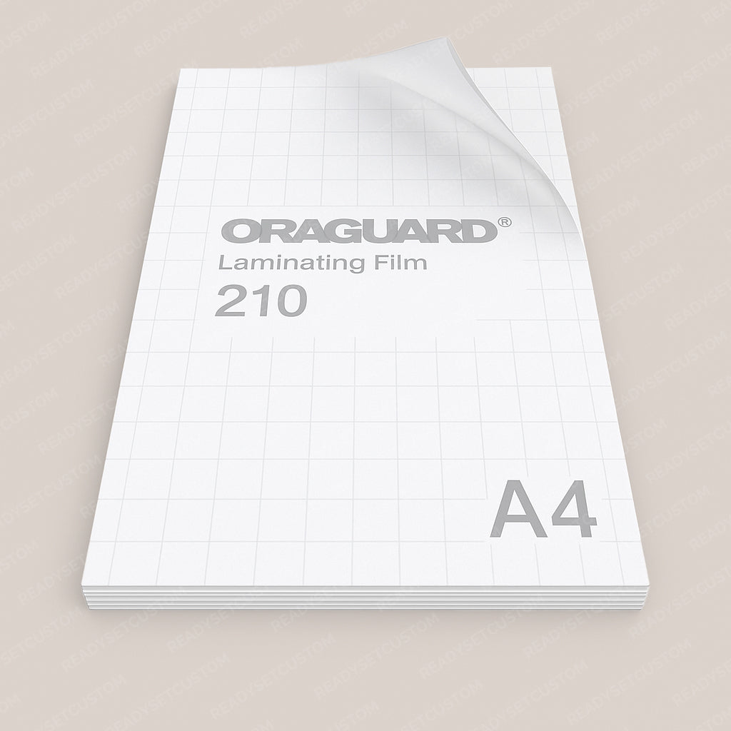 Oraguard 210 Clear Gloss Laminate – A4 Sheets | UV Protection, Waterproof Sticker Laminate Film