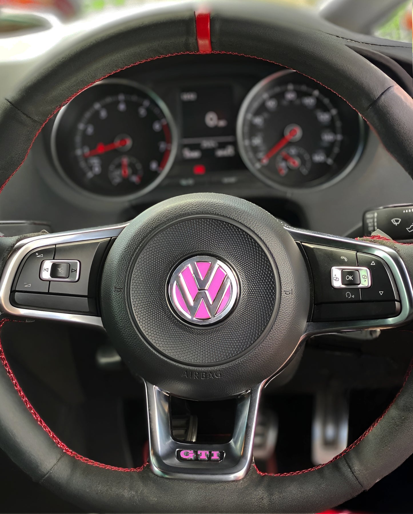 Steering Wheel Colour Change Decals for VW Polo GTI MK5 6C