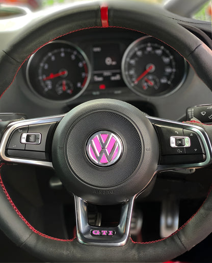 Steering Wheel Colour Change Decals for VW Polo GTI MK5 6C