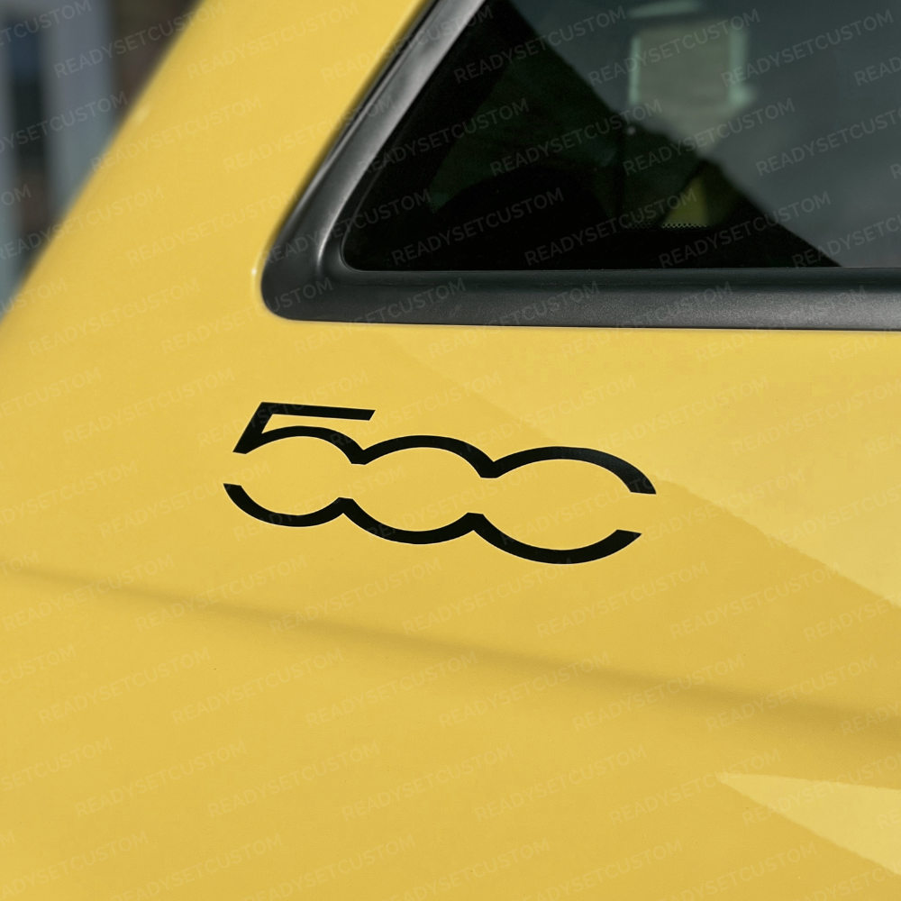 Fiat 500 Side Panel Decals