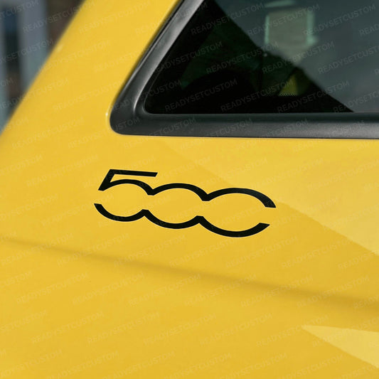 Fiat 500 Side Panel Decals