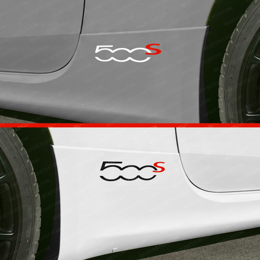 Fiat 500s Side Panel Decals