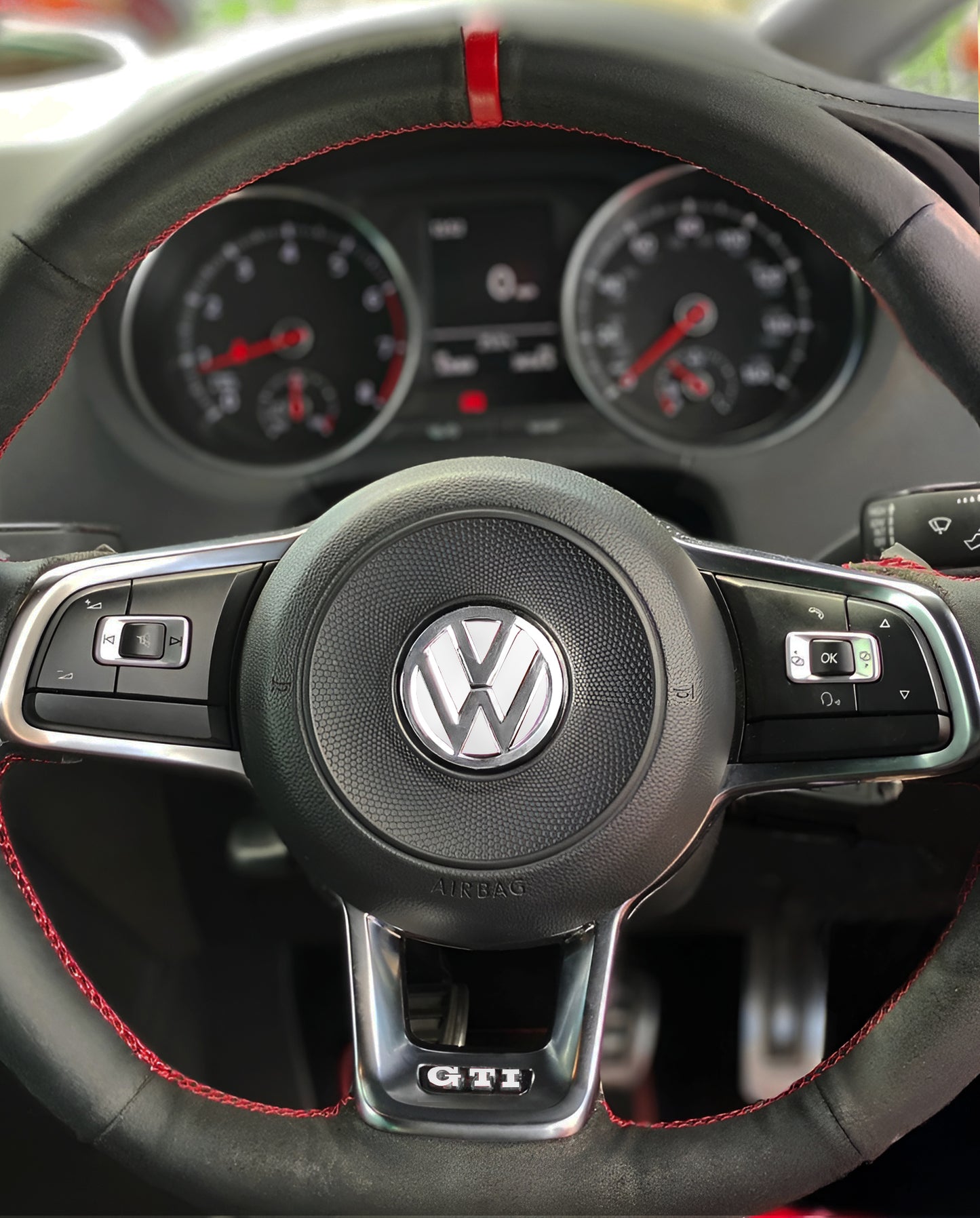 Steering Wheel Colour Change Decals for VW Polo GTI MK5 6C