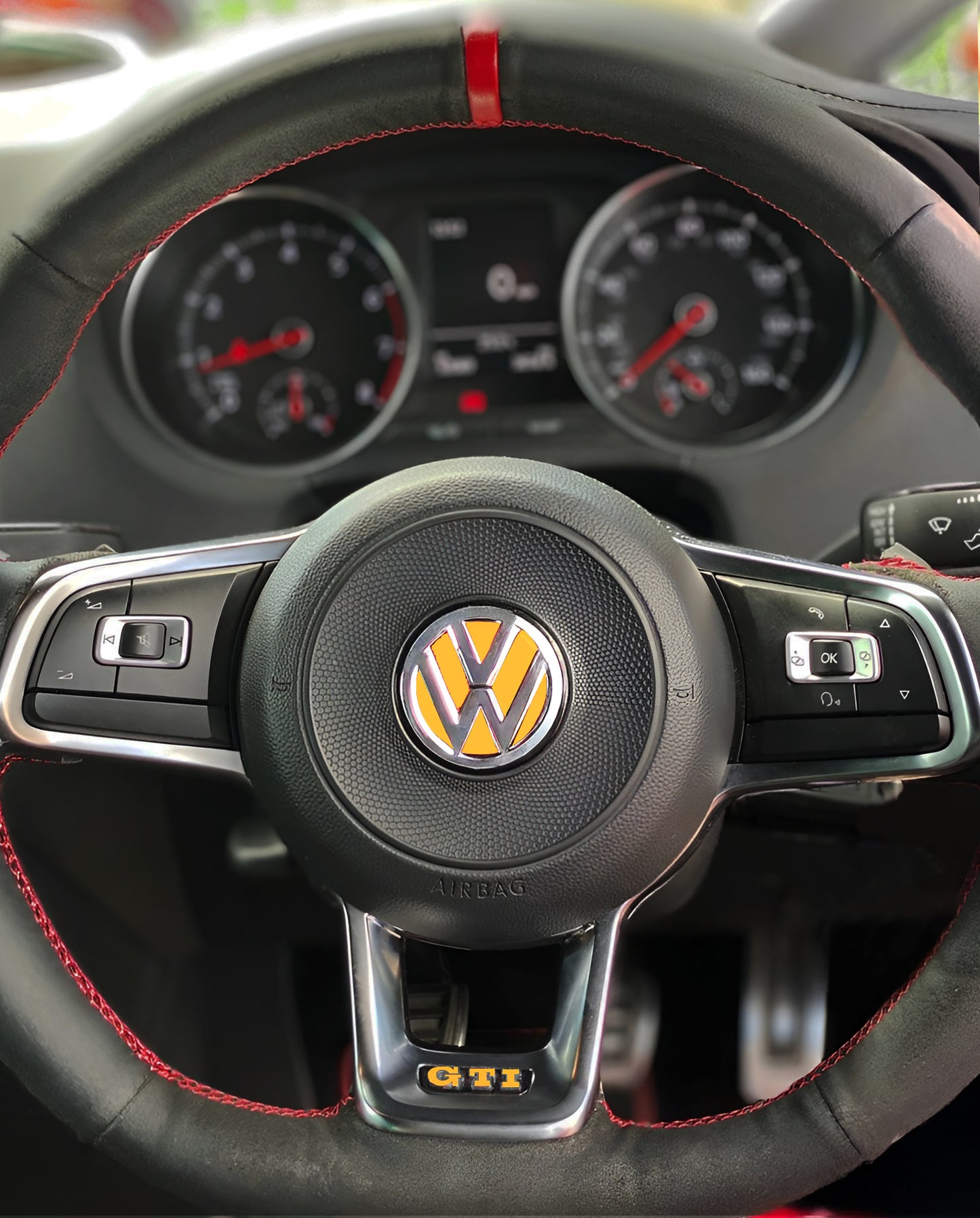 Steering Wheel Colour Change Decals for VW Polo GTI MK5 6C