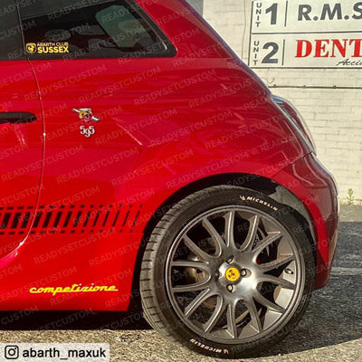 Abarth Competizione Side Skirt Decals