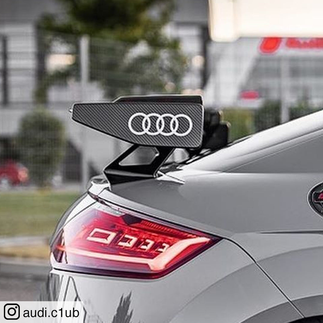 2x Audi Rings Logo Decal Sticker
