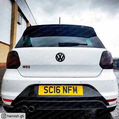Volkswagen Polo MK5 6C | Front & Rear VW Badge Colour Change Badge Inlay Sticker Decals