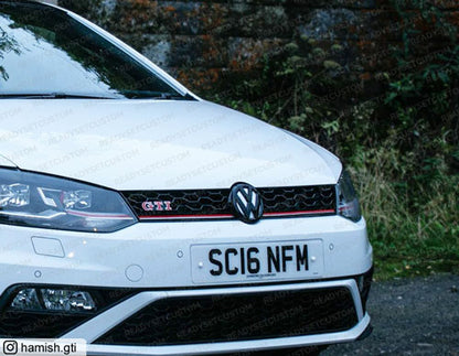 Volkswagen Polo MK5 6C | Front & Rear VW Badge Colour Change Badge Inlay Sticker Decals
