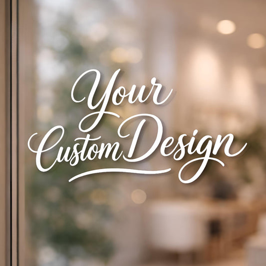 Custom Vinyl Transfer Stickers | Your Logo or Design | Business, Window & Packaging Decals, Multiple Sizes and Quantities