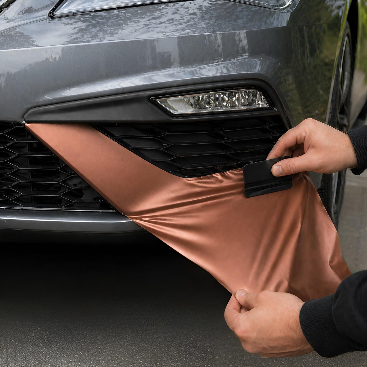 Cupra Copper L27A Colour Matched Metallic Vinyl Car Wrapping Film for DIY Projects
