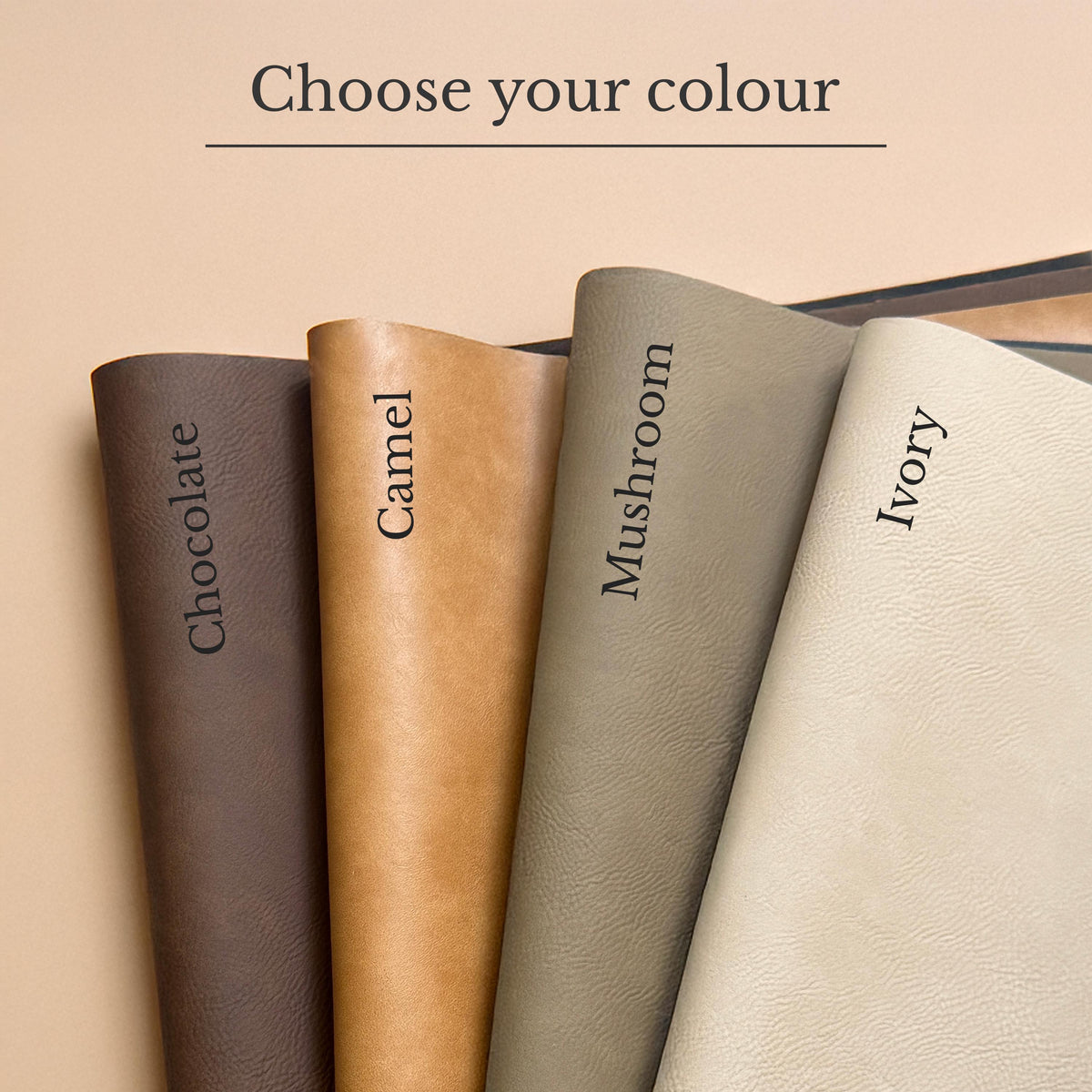 Personalised Faux Leather Place Names, Engraved Wedding Place Cards, Vegan Leather Name Tags, Table Setting Labels