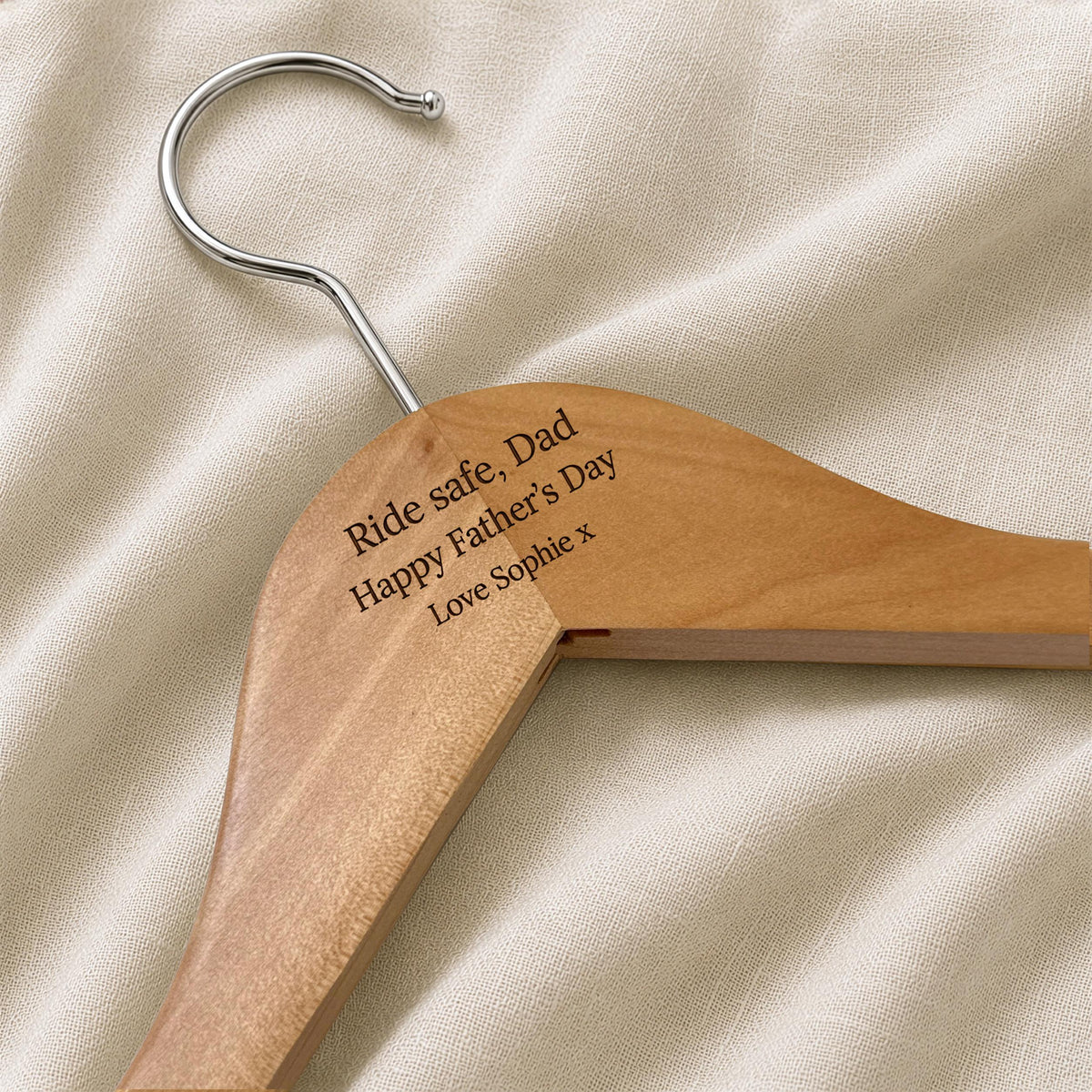 Personalised Motorbike Jacket Hanger, Engraved Wooden Hanger, Motorcycle Rider Gift, Biker Jacket Hanger, Gift for Motorbike Lover