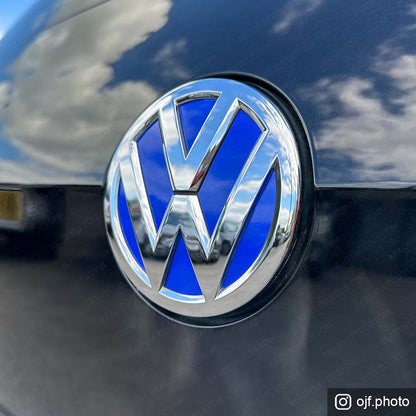 Colour Change Inlay Stickers for Front & Rear VW Badges | Compatible with VW GOLF Mk 7 2012 - 2020