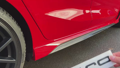 Audi Quattro Side Skirt Decals