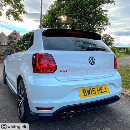 Volkswagen Polo MK5 6C | Front & Rear VW Badge Colour Change Badge Inlay Sticker Decals
