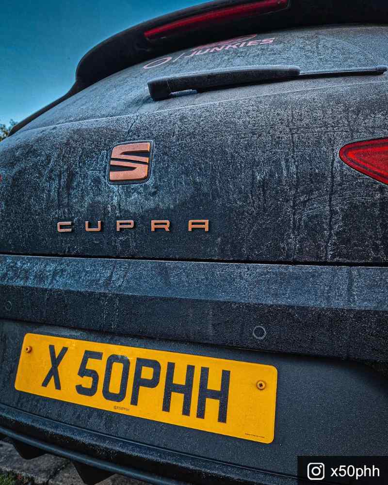 CUPRA Sticker Overlay for Rear Lettering Badge | Compatible CUPRA LEON 2017 - 2020