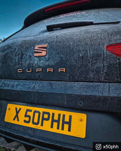 CUPRA Sticker Overlay for Rear Lettering Badge | Compatible CUPRA LEON 2017 - 2020